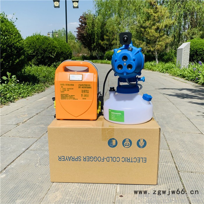 蓄电池消毒消杀喷雾器 三孔喷头小型消毒机 室内外消杀喷雾器图7