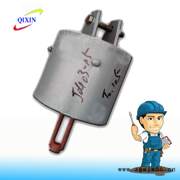 齐鑫1090301 单拉杆 单拉杆钢性吊架 支架式变力弹簧组件  混泥土梁端悬臂梁（双槽钢图4