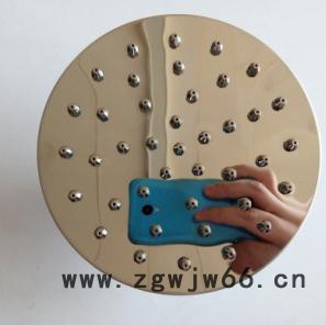 超薄不锈钢铜钉喷头增压花洒顶喷浴池澡堂宾馆淋浴喷头顶喷莲蓬头 淋浴器及配件图3