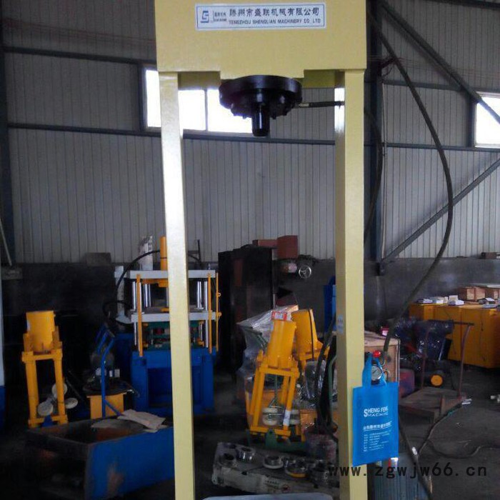 供应滕州盛丰压装弹簧油缸龙门液压机，开口1600MM行程500MM压挖机弹簧油缸图3