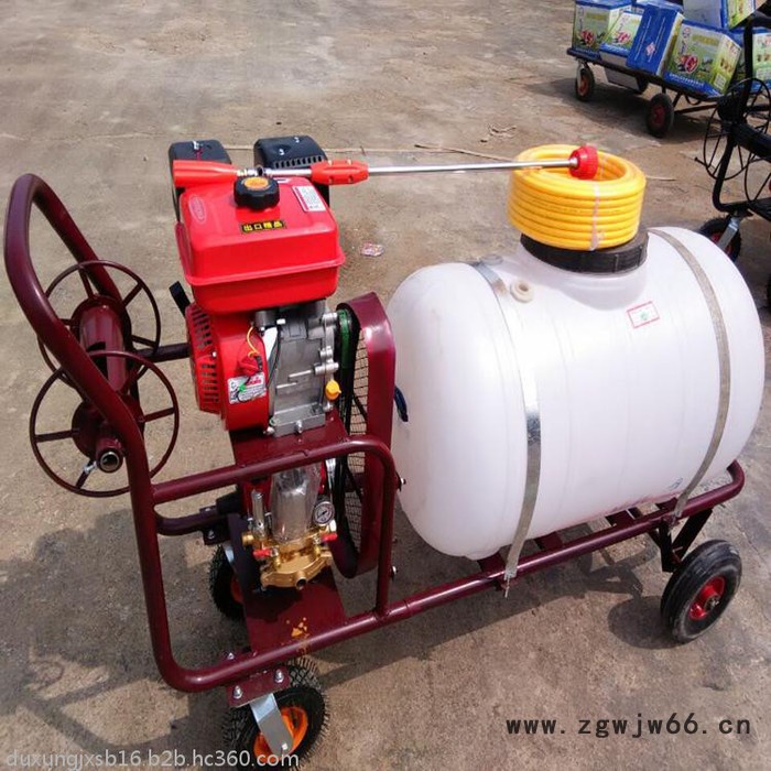 手推式打药机 园林喷雾机 自走式高杆多喷头打药车图2