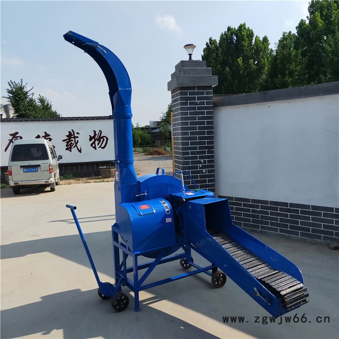 大型自动进料揉丝机 高喷头式切草揉丝机 新青贮铡草机图2