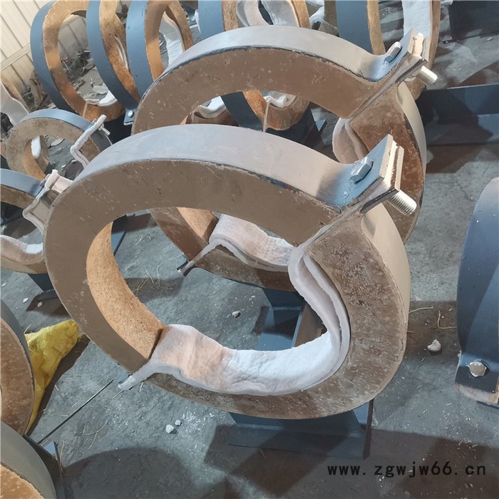 隔热管托隔热管不锈钢管夹整定式弹簧支吊架聚氨酯保冷管托志昂厂家图5