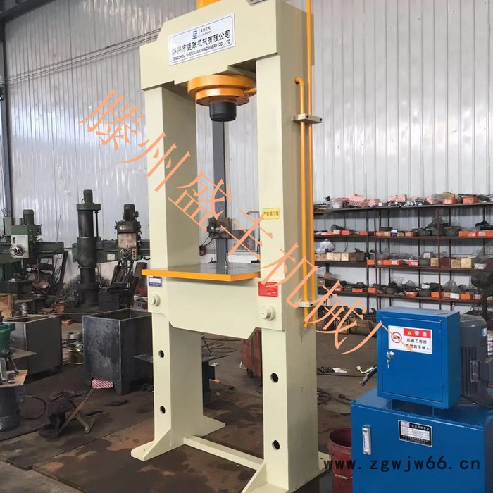 厂家供应工程机械涨紧簧压力机，挖机弹簧龙门式液压机，YM-100T油压机图3