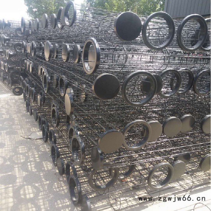 台州水泥厂镀锌除尘骨架 可伸拉式弹簧袋笼  欣千环保  现货销售 高效品质图4