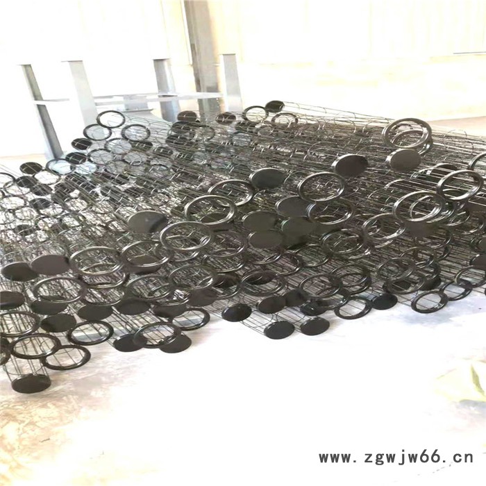 台州水泥厂镀锌除尘骨架 可伸拉式弹簧袋笼  欣千环保  现货销售 高效品质图5