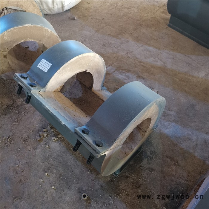 蛭石隔热管托  滑动管托 保温管道管托 隔热管托 弹簧支吊架导向管托 志昂厂家图2