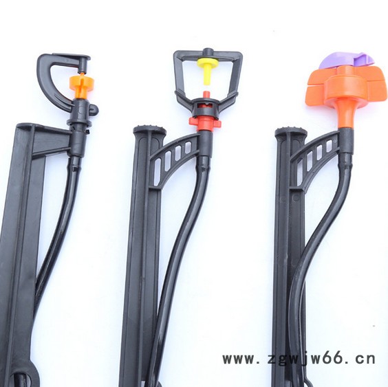 金世纪节水灌溉产品厂家直供塑料农业滴灌管地插微喷60cm高插杆带喷头图4