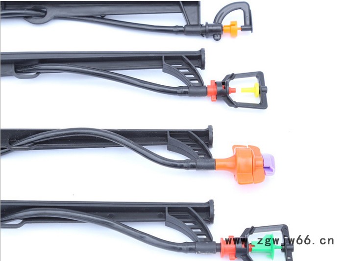 金世纪节水灌溉产品厂家直供塑料农业滴灌管地插微喷60cm高插杆带喷头图2