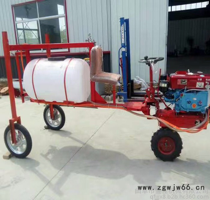 自走式三轮打药车 大马力柴油自走式喷雾器 多喷头打药机图2