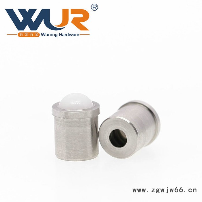 不锈钢定位碰珠 弹簧定位珠尼龙光身球头柱塞弹力定位珠 多种规格图2