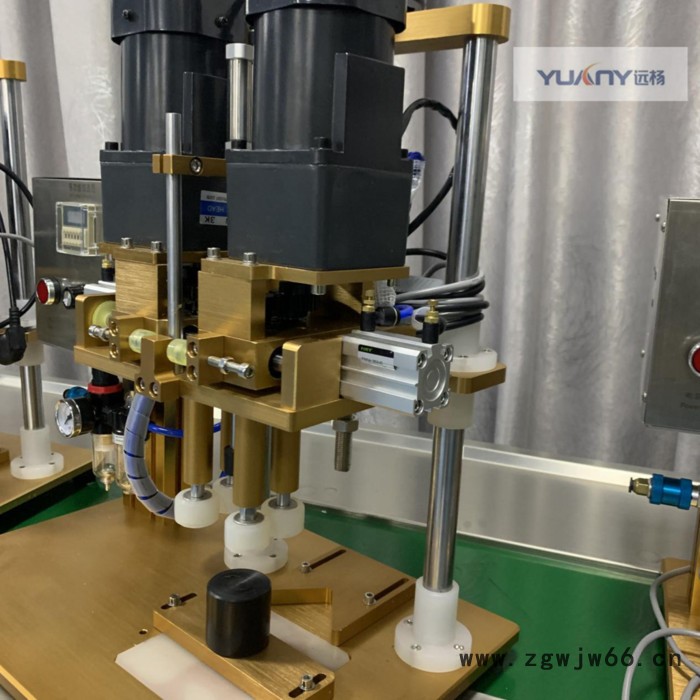 远杨机械 拧盖机 鸭嘴盖旋盖机 半自动喷头盖锁盖机图5