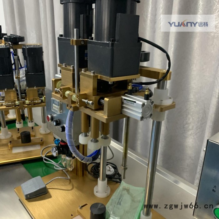 远杨机械 拧盖机 鸭嘴盖旋盖机 半自动喷头盖锁盖机图3