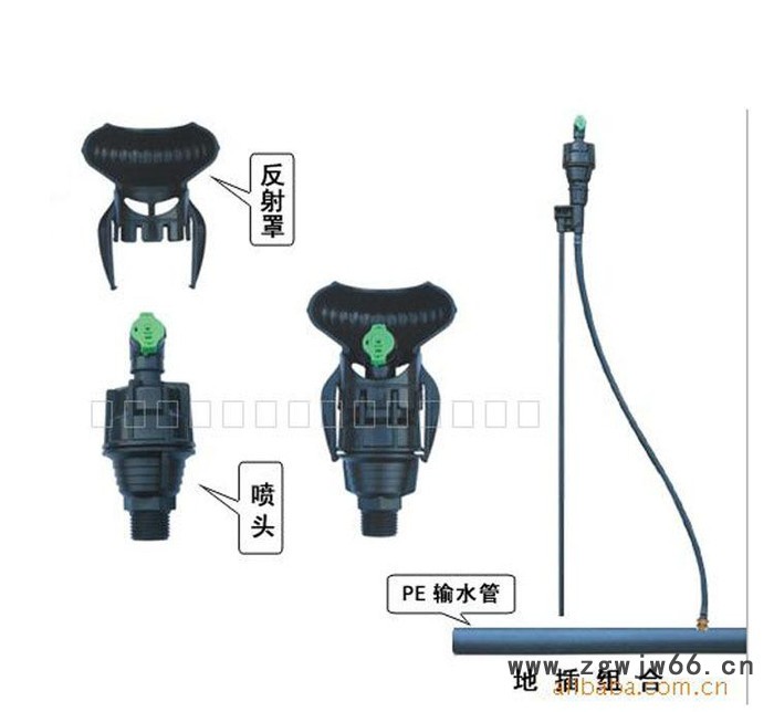 4分DN20园林灌溉 雨润喷头 R10涡流喷头   量大从优图2