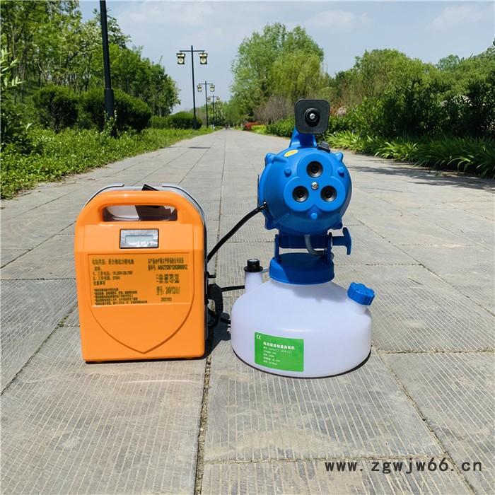 分体式电动消毒机 三孔喷头超低容量喷雾器 小型消毒防疫机图3