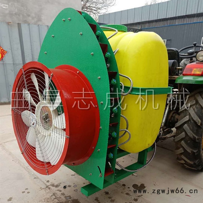 农用悬挂式弥雾机 500L容量除虫打药机 多喷头风送打药机图3