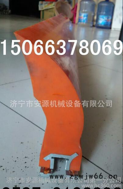 H-650型头道聚氨酯清扫器刮板  弹簧聚氨酯清扫器    清扫器配件图2