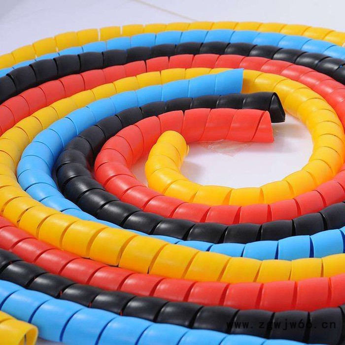 神方 螺旋尼龙护套 胶管保护套 弹簧螺旋护套  抗老化螺旋护套图2