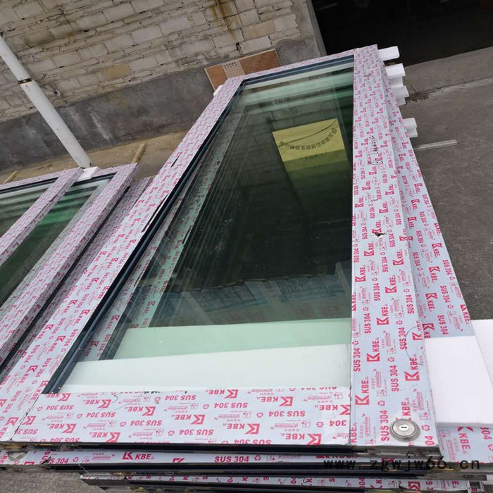 吉达旺批发304拉丝玫瑰金不锈钢地弹簧玻璃门 酒店镜面黑钛金不锈钢推拉门 不锈钢大门图2