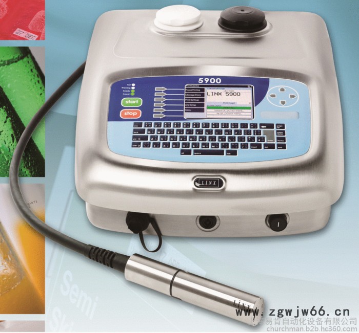 上海易肯自动化销售 英国领新LINX8900智能化免洗喷头小字符喷码机图2