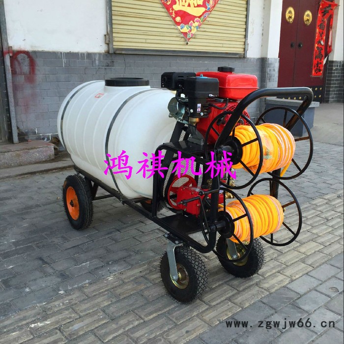 大容量汽油喷雾器 多喷头打药机 鸿祺 全自动300升打药机图片图6