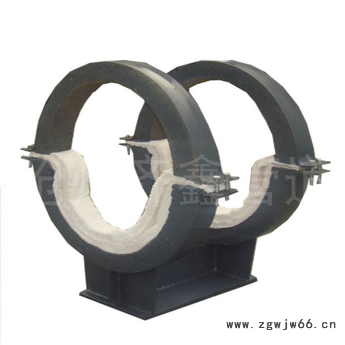 齐鑫 高温隔热导向管托 隔热管托 弹簧支吊架 管托厂家图3