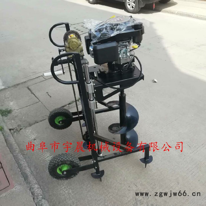 支架弹簧式挖坑机 宇晨植树挖坑钻孔机螺旋打孔机 厂家图6