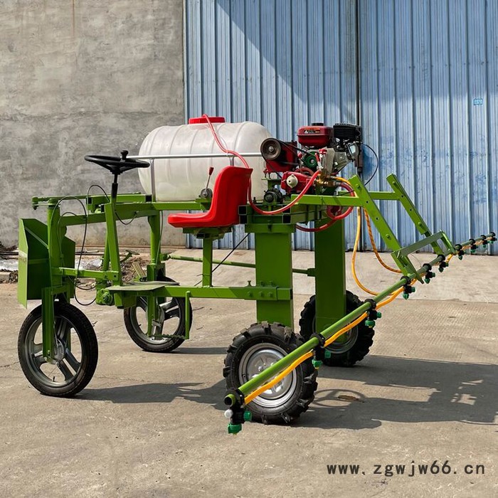 鲁科3wkl-520多喷头宽幅农田打药机 汽油机打药车手推式四轮打药机图3