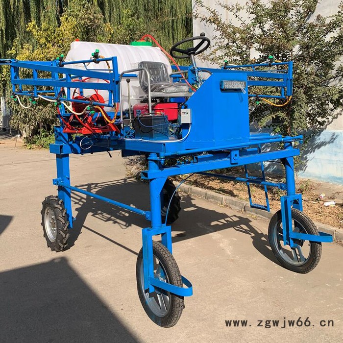 鲁科3wkl-520多喷头宽幅农田打药机 汽油机打药车手推式四轮打药机图6