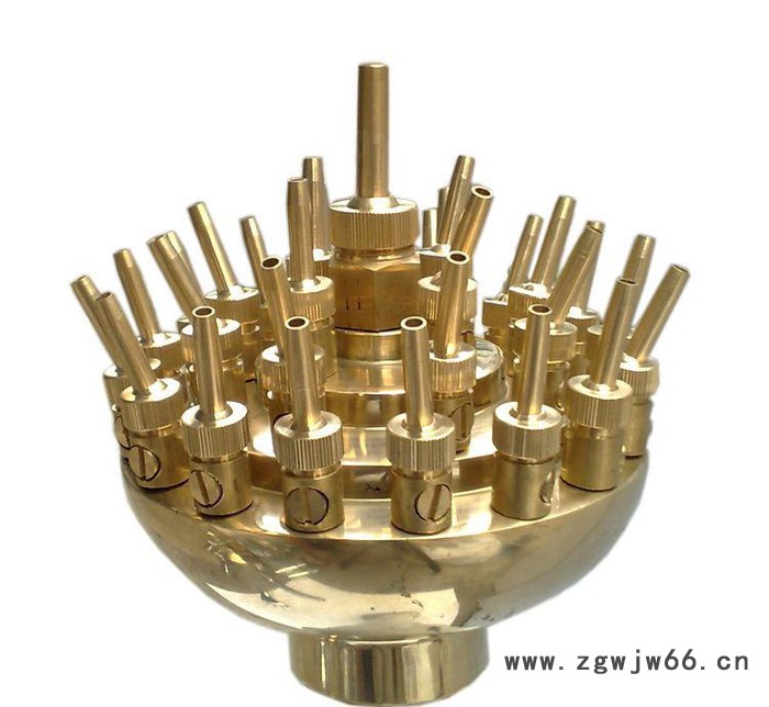 喷泉设备,喷泉喷头,三层花喷头,可调喷头,可调三层花喷头,喷泉设睜图2