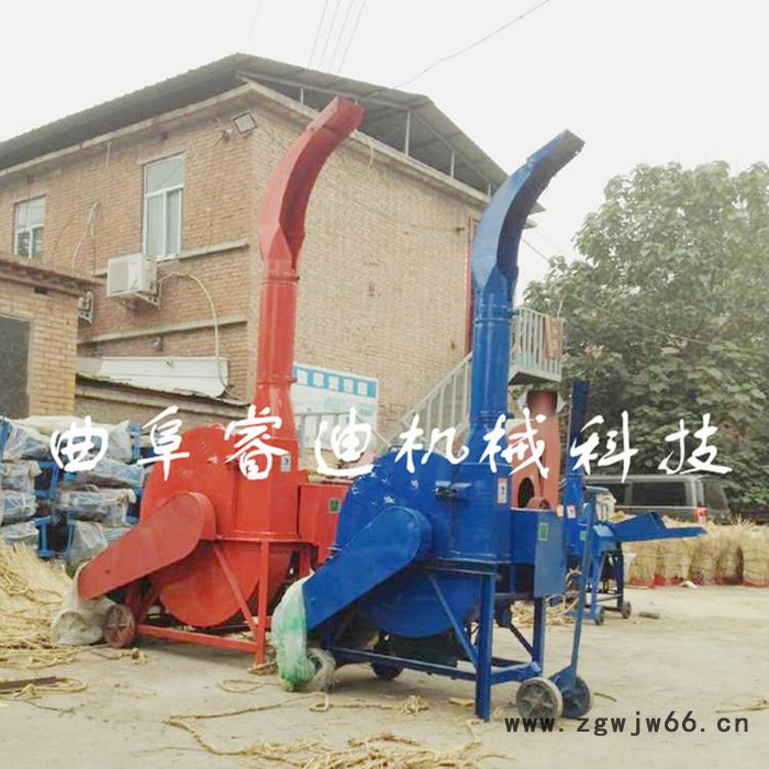 玉米高喷头树枝秸秆粉碎机 青贮铡草揉丝机图8