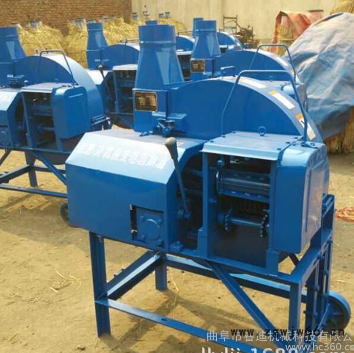 玉米高喷头树枝秸秆粉碎机 青贮铡草揉丝机图7