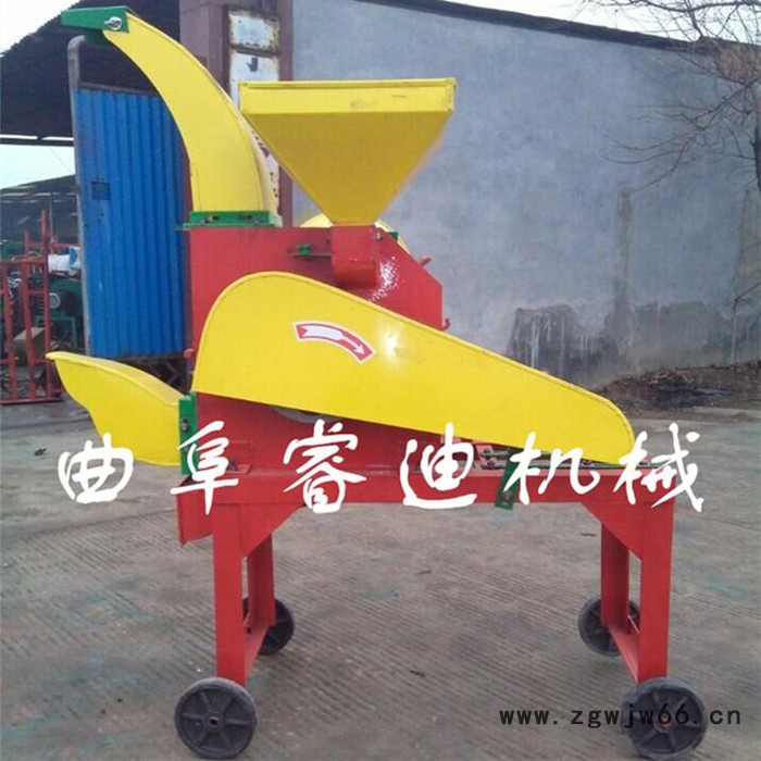 玉米高喷头树枝秸秆粉碎机 青贮铡草揉丝机图2