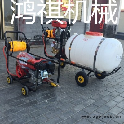 鸿祺KJ 柴油多喷头打药车 自走式高架打药车 框架打药机