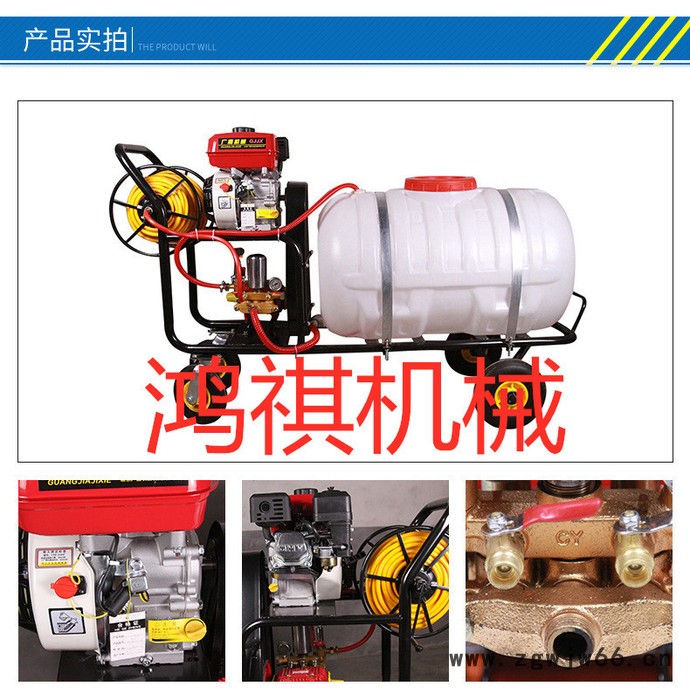 鸿祺KJ 柴油多喷头打药车 自走式高架打药车 框架打药机图7