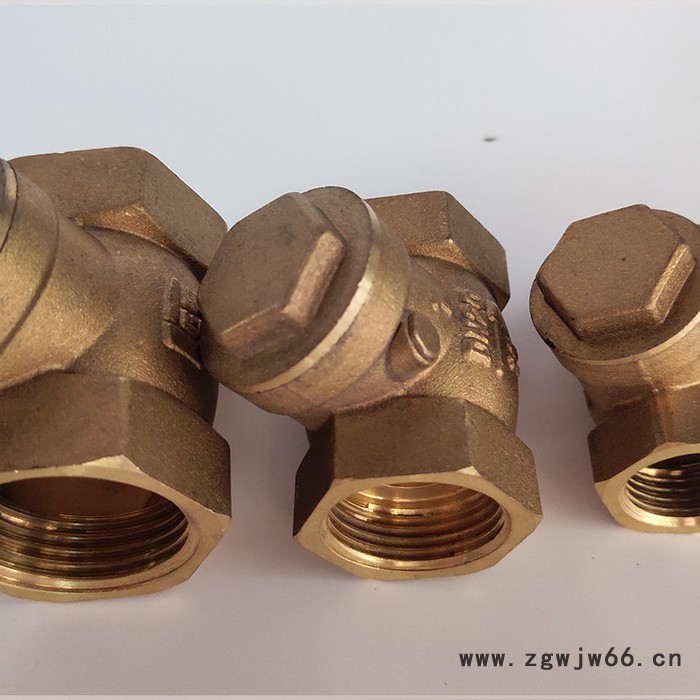 供应铜止回阀立式卧式表前止回阀 弹簧铜芯单向阀量大从优图4