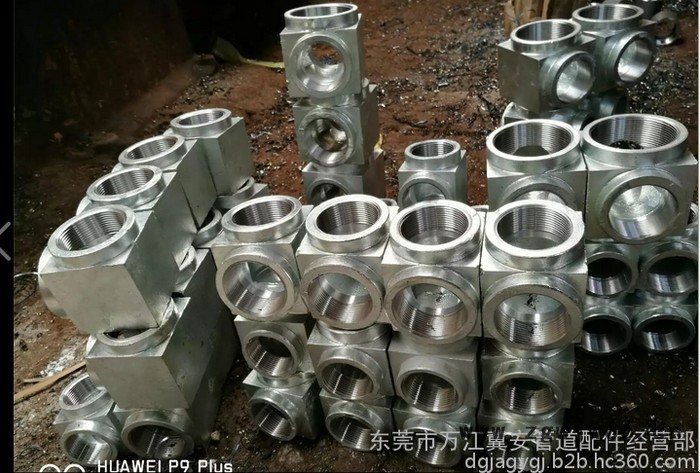 冀安22-168 气体消防弯头 /高压消防弯头 /消防气体弯头 三通 喷头 直通 高压管件图3