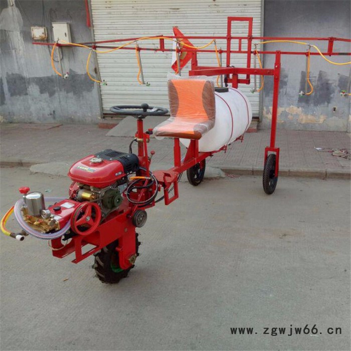 汽油动力多孔喷头打药机 自走式葡萄打药机 三轮高架打药机图7