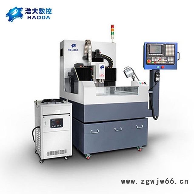 HD-400G高光机 手机按键 亚克力面板玻璃 雕铣一体光机熔喷布喷头打孔 浩大数控图3