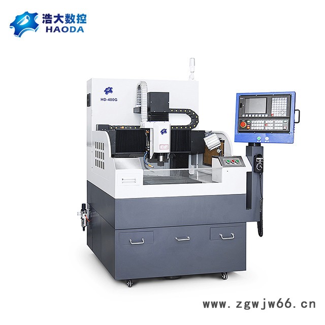 HD-400G高光机 手机按键 亚克力面板玻璃 雕铣一体光机熔喷布喷头打孔 浩大数控图4