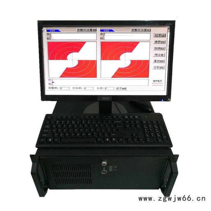 特价双通道涡流探伤仪 弹簧钢丝涡流探伤仪 涡流探伤图2