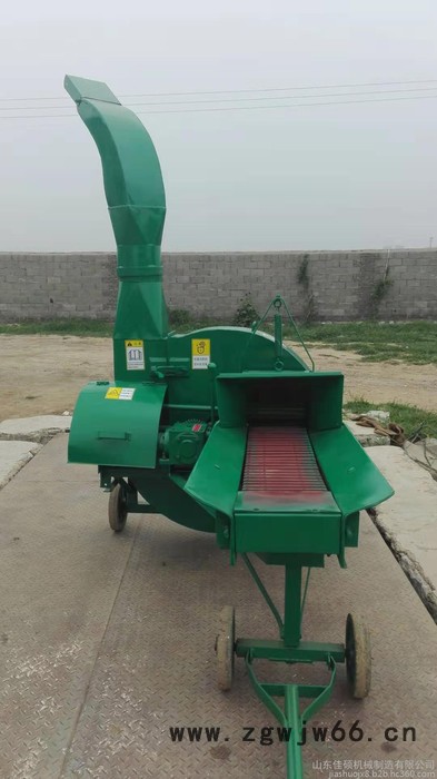 佳硕养殖打草喂牛羊饲料机 自动高喷头铡草机 中小型青玉米秸秆铡草机图2