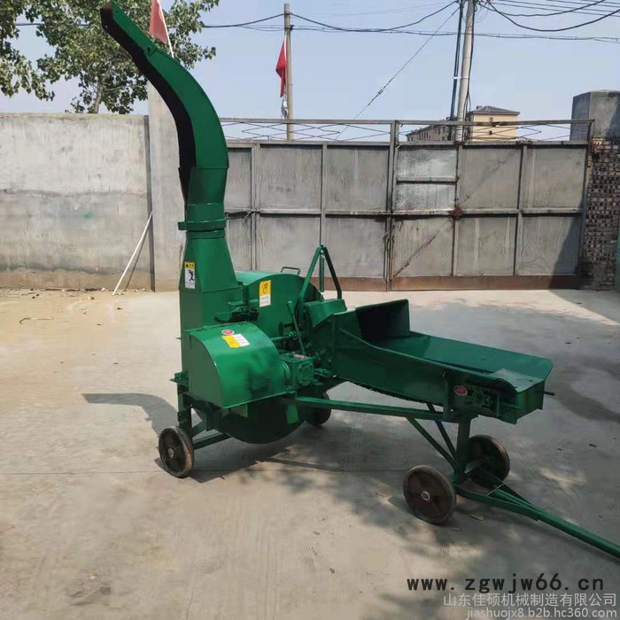 佳硕养殖打草喂牛羊饲料机 自动高喷头铡草机 中小型青玉米秸秆铡草机图4