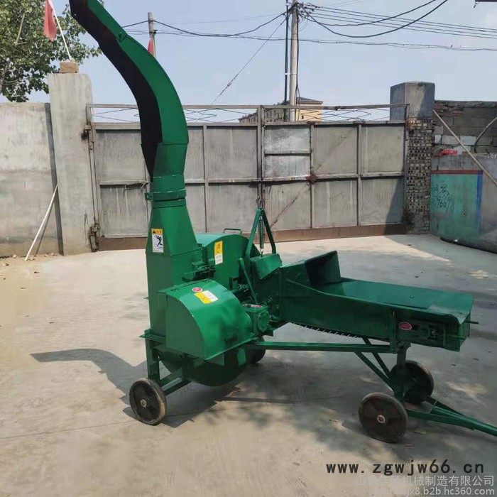 佳硕养殖打草喂牛羊饲料机 自动高喷头铡草机 中小型青玉米秸秆铡草机图6