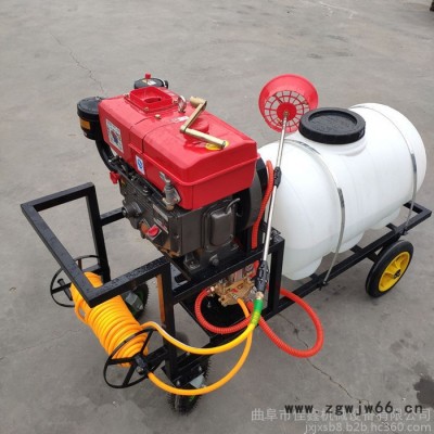 风送式10个喷头扇形桃树打药机-电动48V60高压自动卷管遥控打药机-自走式喷雾打药机