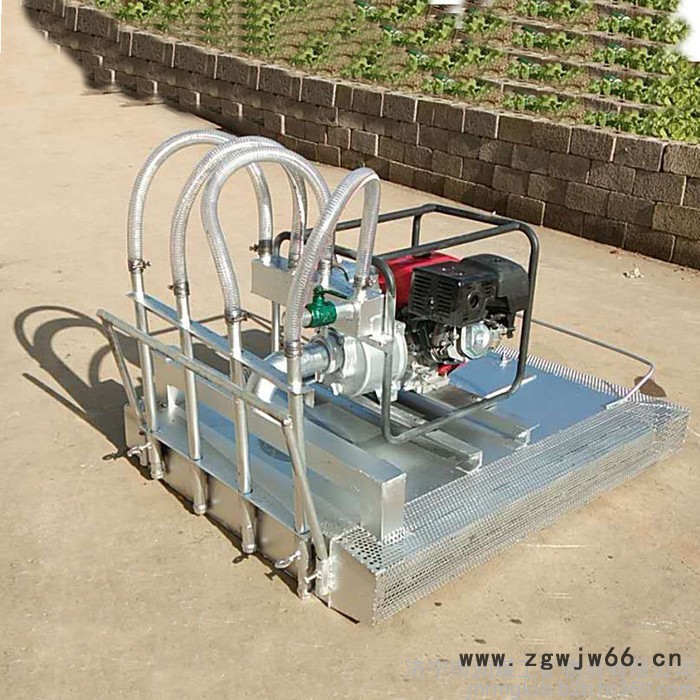 7.5马力高压喷头采藕机 藕田用半自动挖藕机 冲藕机图3