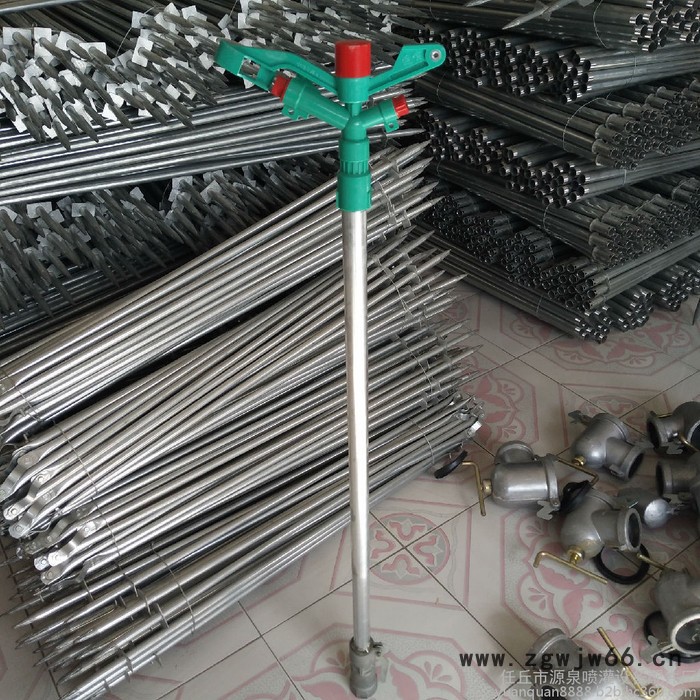 专业生产喷灌喷头 喷灌喷头 1寸可调喷头 360度旋转喷头 铝合金喷头图2