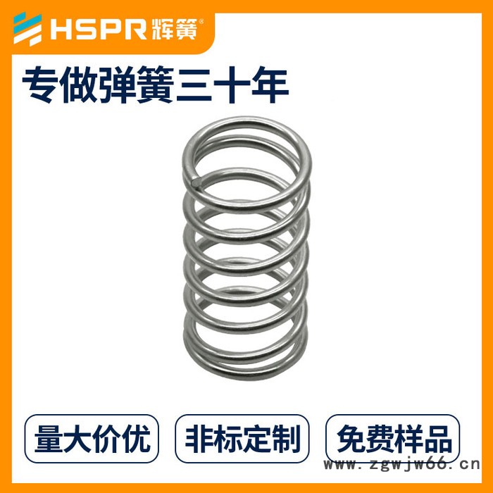 厂家现货直供304不锈钢精密压缩弹簧玩具灯饰喷壶喷头小弹簧图6