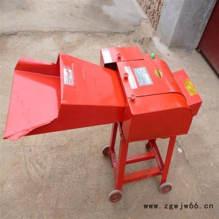 万轮**  多功能小型电动干湿秸秆牧草铡草机高喷头式秸秆粉碎机电动各种型号饲料铡草机图4