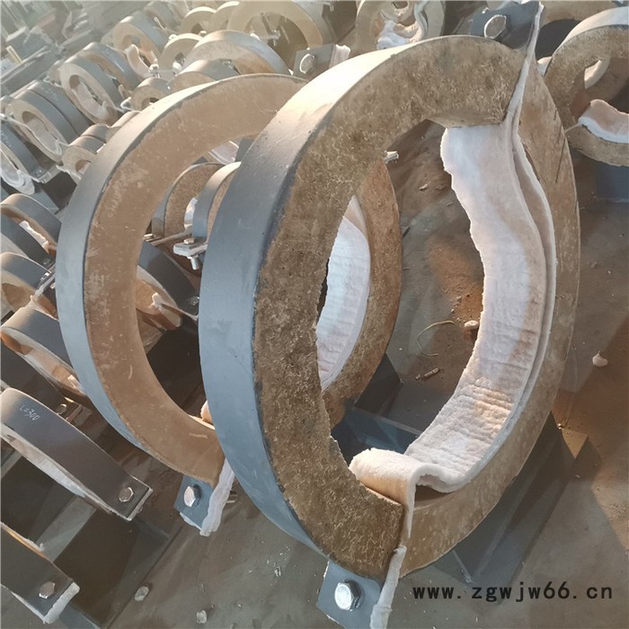 隔热管托卡箍型滑动管托轻型管夹可变弹簧支吊架志昂厂家图2